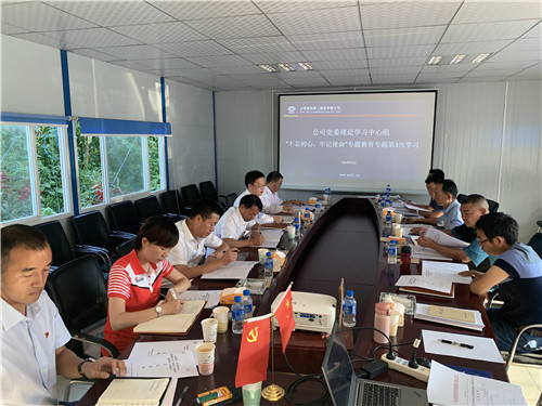 “不忘初心、牢記使命”主題教育—公司領(lǐng)導(dǎo)班子召開調(diào)研成果交流會