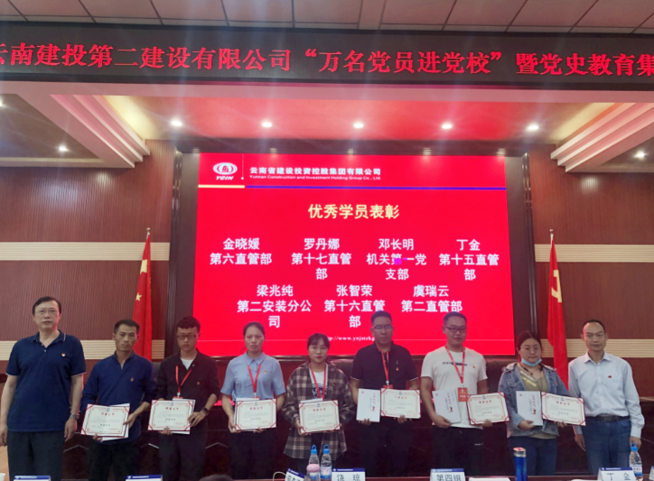 【公司要聞】公司黨委“萬(wàn)名黨員進(jìn)黨?！濒唿h史教育集中培訓(xùn)班圓滿(mǎn)結(jié)束